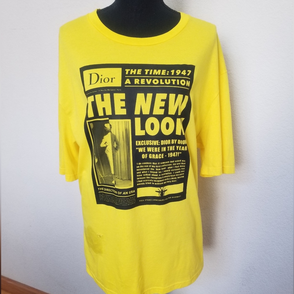 CHRISTIAN DIOR GRAPHIC T SHIRT! BRAND NEW!